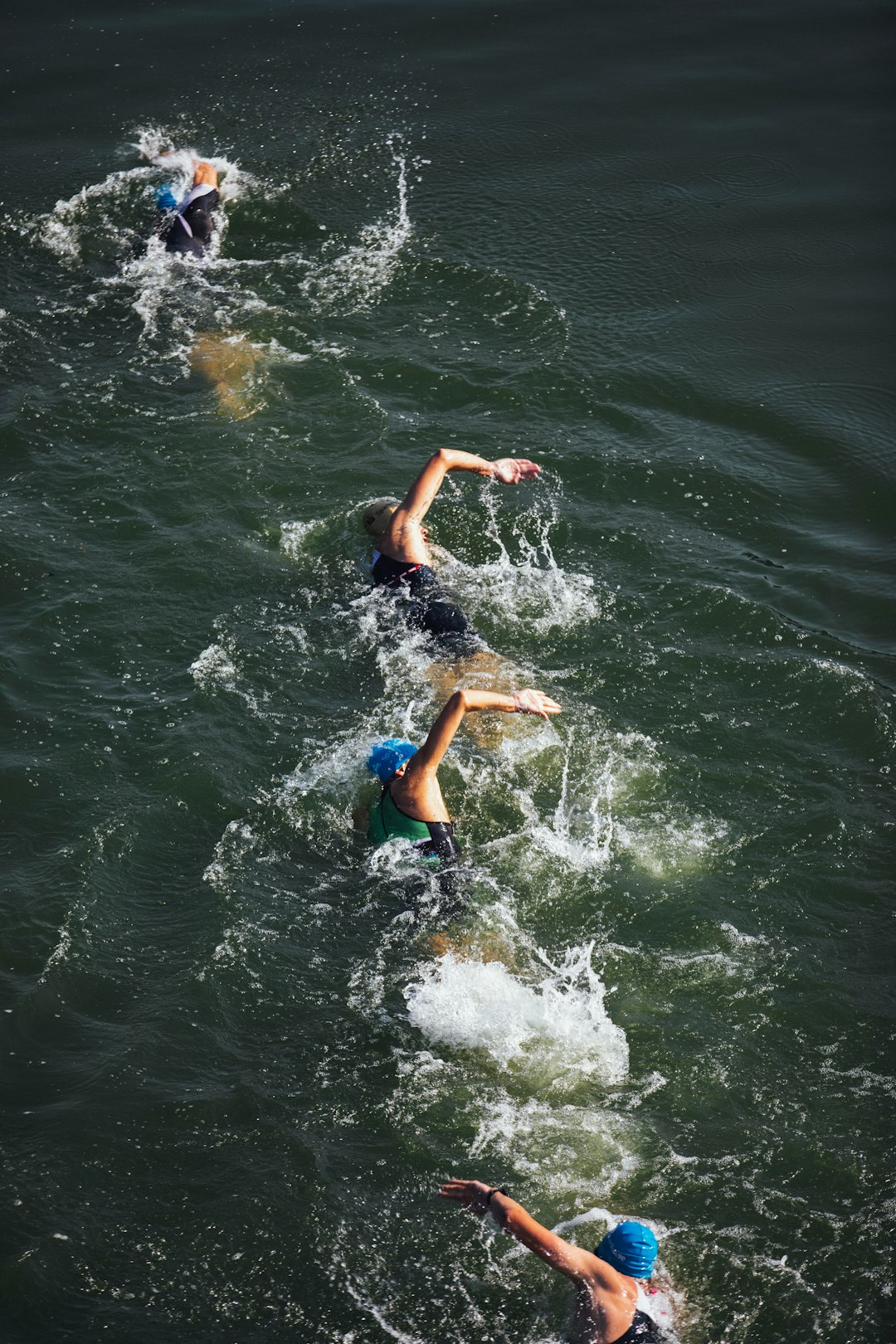 Triathlon competition – Swimming